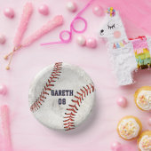 汚いパーソナライズされた野球の見たグランジパーティー ペーパーボウル (パーティー)