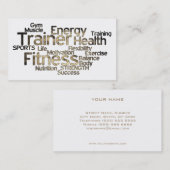 汚いパーソナルトレーナーの名刺 名刺 (正面/裏面)