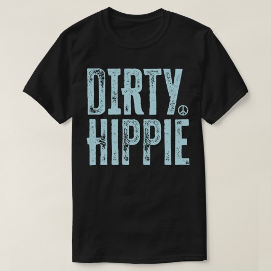 汚いヒッピー1 Tシャツ (デザイン正面)