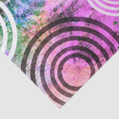 汚いピンクか緑の円パターン 薄葉紙 (詳細)