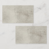 汚いブランク粗かったペーパー名刺 名刺 (正面/裏面)