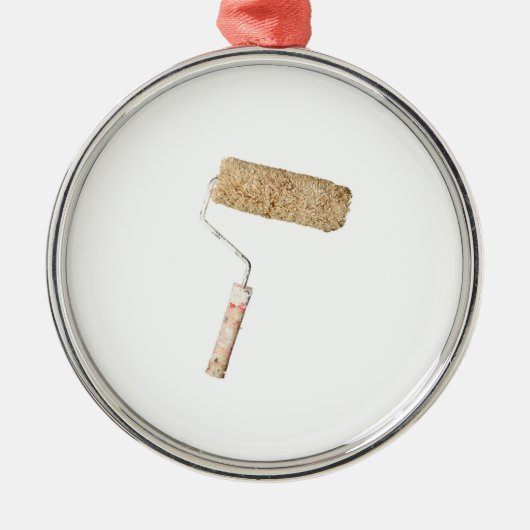 汚いペンキローラー メタルオーナメント (正面)