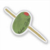 汚いマルティニのステッカー シール (正面)