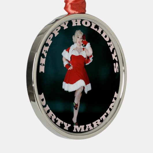 汚いマルティーニのクリスマスオーナメント メタルオーナメント (右)