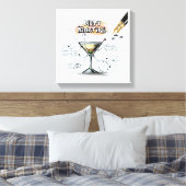 汚いマルティーニ キャンバスプリント (インサイチュ (寝室))