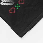 汚いリベラルどもにクリスマスの挨拶を、醜いクリスマス フリースブランケット (角)