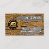 汚いレンガのセメント壁ホーム修理 名刺 (正面)