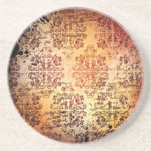 汚いヴィンテージのコースター コースター (正面)