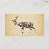 汚い一見を用いるシカ 名刺 (裏面)