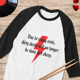 汚い上昇コストTシャツ Tシャツ