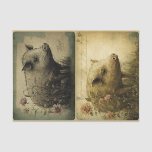 汚い小豚 薄葉紙 (正面)