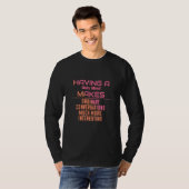 汚い心の皮肉をおもしろい持つ Tシャツ (正面フル)