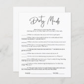 汚い心 |ブライダルシャワー (正面/裏面)