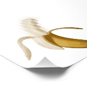 汚い検閲を受けた皮むいたバナナ フォトプリント            (角)