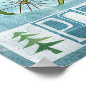 汚い濡れた太い足のヒップスター ポスター (角)