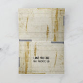 汚い父の日用カード カード (内部)