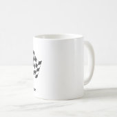 汚い生活を送る コーヒーマグカップ (正面右)