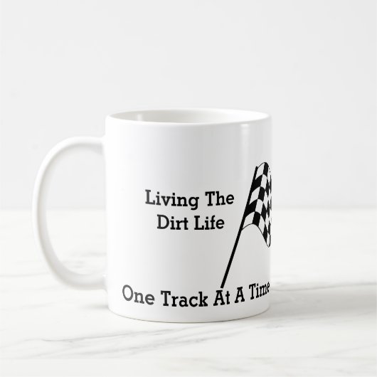 汚い生活を送る コーヒーマグカップ (左)