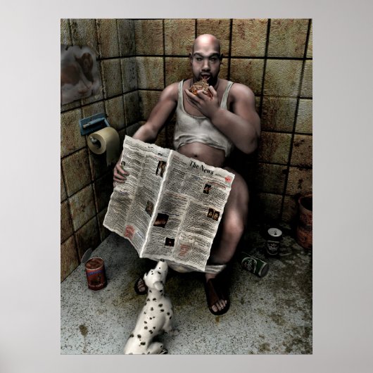 汚い男 ポスター (正面)