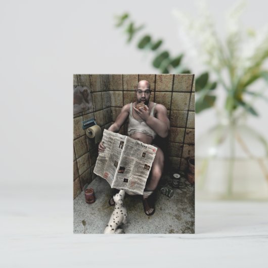 汚い男 ポストカード (スタンド正面)