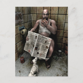 汚い男 ポストカード