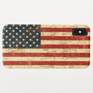 汚い米国旗 iPhone XS MAXケース