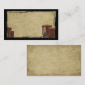 汚い蝋燭及び先を細くすることのきちんとした名刺 名刺 (正面/裏面)