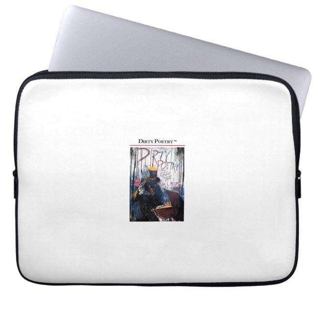 汚い詩ラップトップスリーブ ラップトップスリーブ (正面)