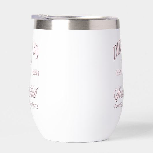 汚い誕生日誕生日パーティーのステムレス (右面)