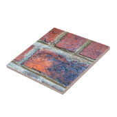 汚い赤レンガの壁 タイル (側面)