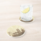 汚い都市背景 コースター (側面)