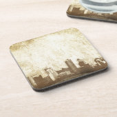 汚い都市背景 コースター (左側)