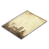 汚い都市背景 ノートブック (左側)