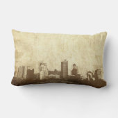 汚い都市背景 ランバークッション (裏面)