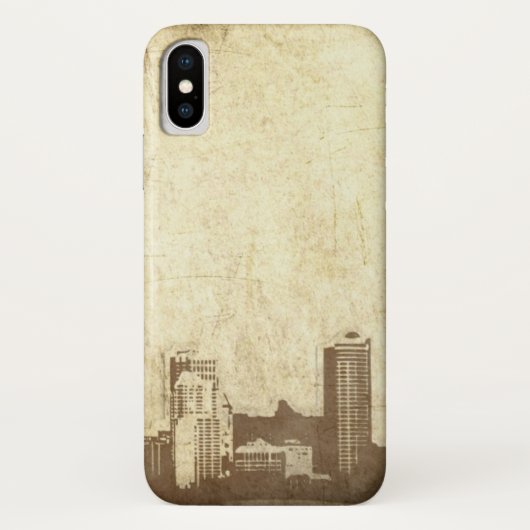 汚い都市背景 Case-Mate iPhoneケース (裏面)