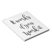 汚い12ステップ回復引用文ギフトきれいな酔い ノートパッド (アングル)