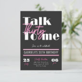 汚い30を私に話すパーティの招待状 招待状 (スタンド正面)