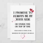 汚い いたずらな 結婚記念日 カード 彼へ - 面白い & H (正面)