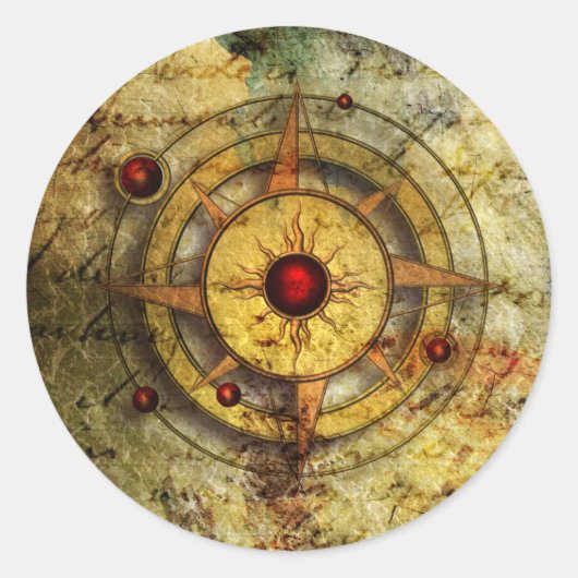 汚い ラウンドシール (正面)