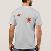 汚いBBQ汚れTシャツの定義 Tシャツ (裏面)