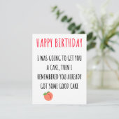 汚おもしろいいけなハッピーバースデーカード シーズンカード (スタンド正面)