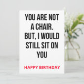 汚おもしろいいけなハッピーバースデーカード シーズンカード (スタンド正面)