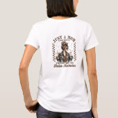 汚おもしろいいバンママ母の日Tシャツ Tシャツ (裏面)