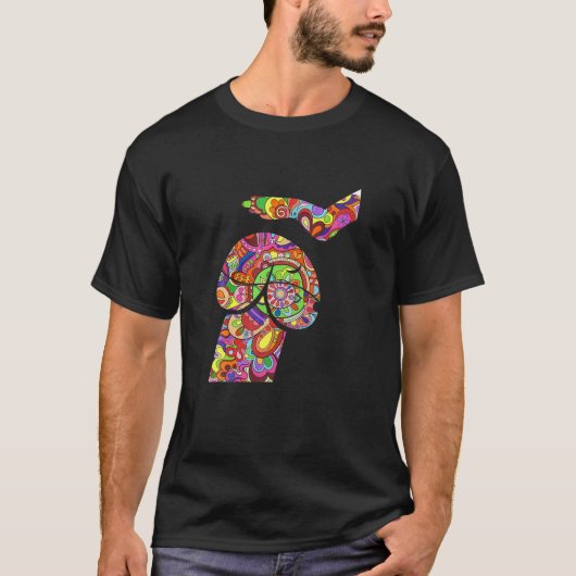 汚おもしろいい心の愛犬家誕生日 Tシャツ (正面)
