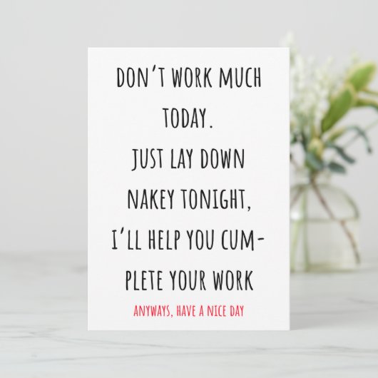 汚おもしろいい日のグリーティングカードを持っている シーズンカード (スタンド正面)