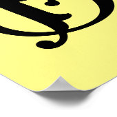 汚おもしろい汚な料理ワードアートキッチン ポスター (角)