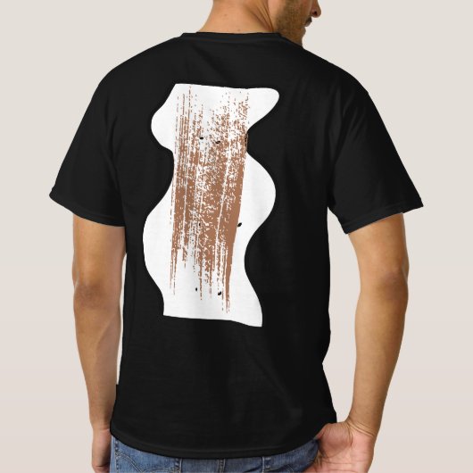 汚おもしろい汚トイレ紙 Tシャツ (裏面)