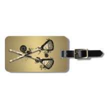 汚く及びクールなラクロスのカスタムな荷物のラベル