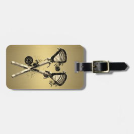 汚く及びクールなラクロスのカスタムな荷物のラベル ラゲッジタグ