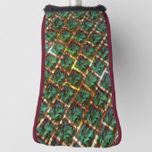 汚く錆びたグリルの下で ゴルフヘッドカバー (回転90)